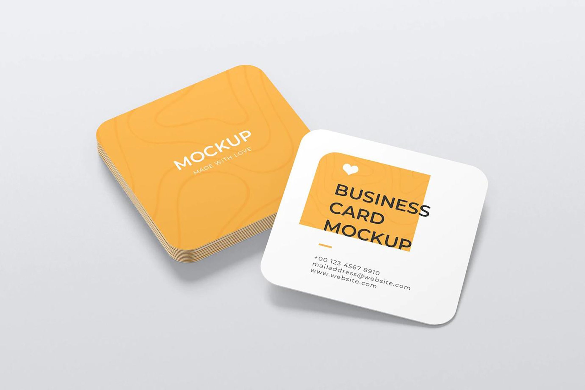 Custom Square Business Card Square Rounded Corner Business Etsy Australia