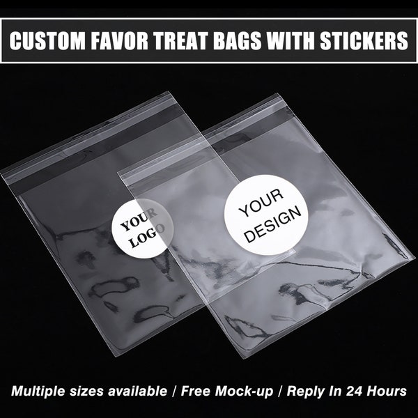 Treat Bags With Custom Logos Etsy