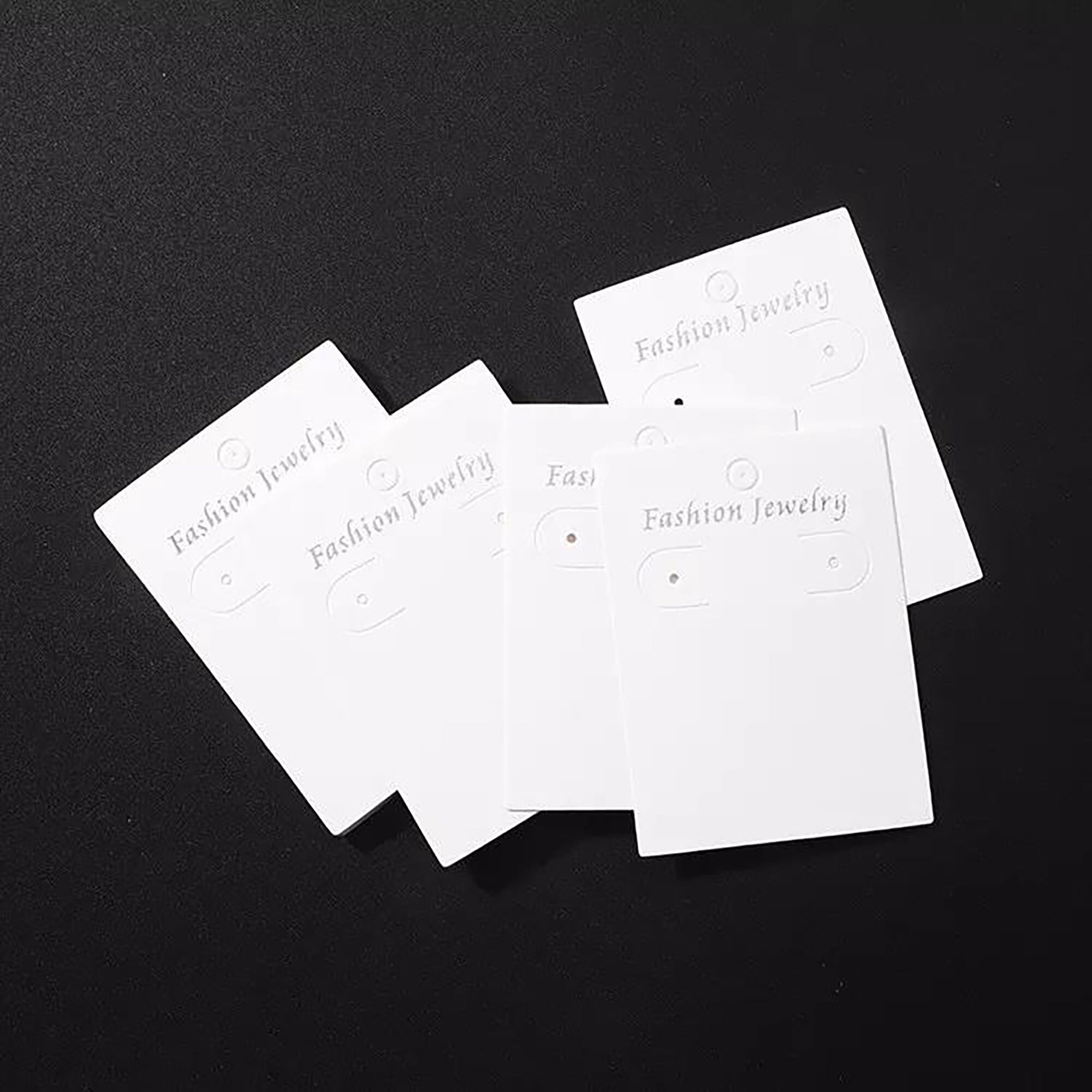 Jewelry Rack Card Custom Rectangle Earring Cards, Jewelry Display Card, Personalized ...