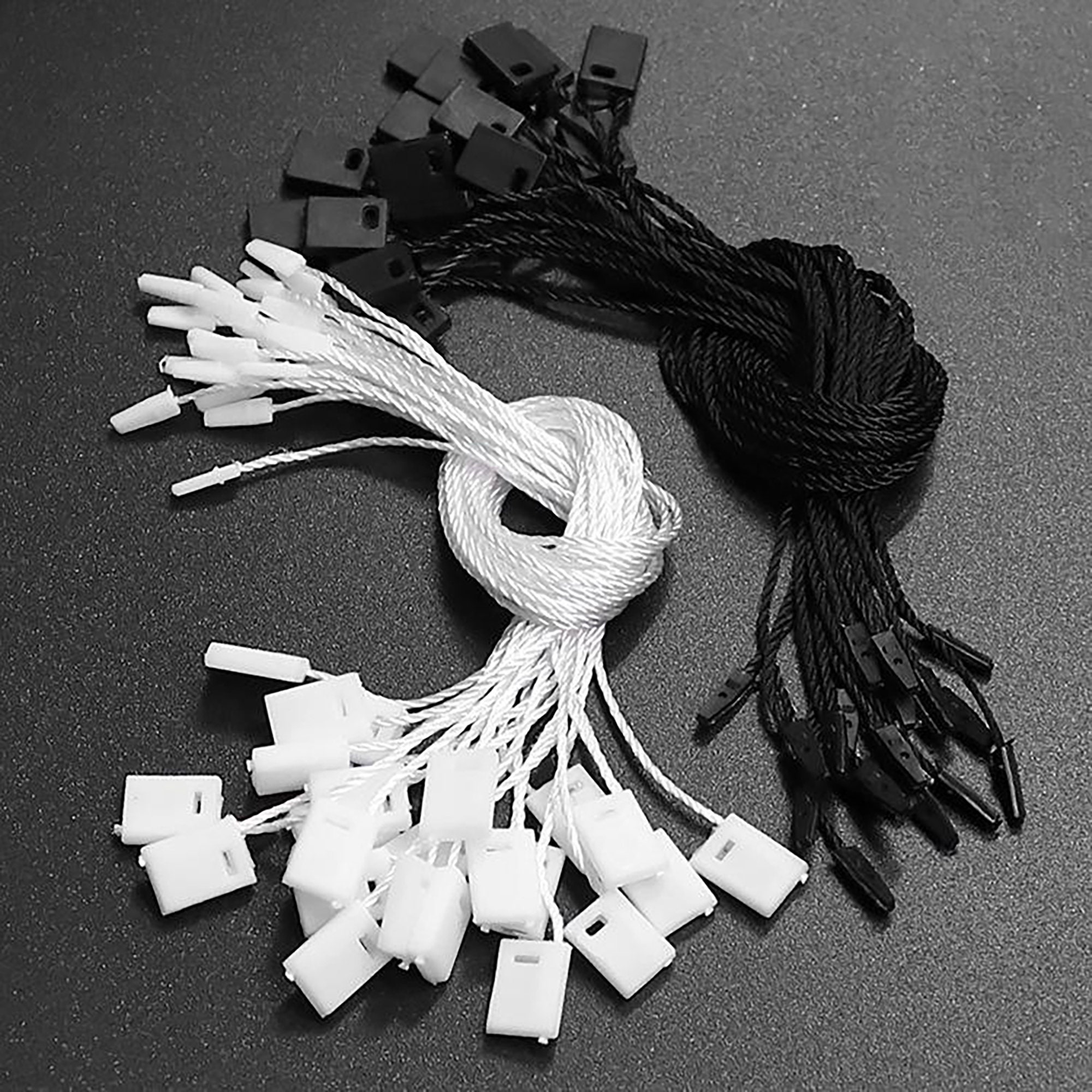 White or Black Hang Tag String, Hang Tag Strings, Swing Tag Strings ...