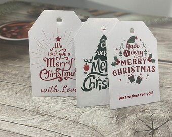 Christmas Gift Favor Tags, Tags for Christmas,  Tags, Tags for Thank You Gift, Tags for Seasonal Favor, Display Tags for Christmas Gift