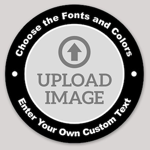 Custom Round Stickers, Personalized Vinyl Stickers with Text or Logo, Custom Labels for Packaging, Wedding Favors, Office, Parties