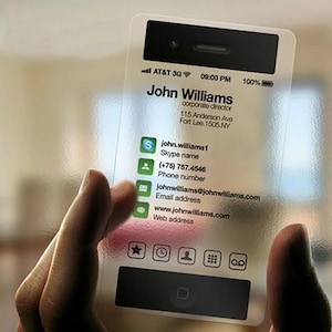 Cartes de visite transparentes imprimées personnalisées en PVC, carte de visite Facebook et Instagram, cartes de visite imperméables givrées pour petites entreprises