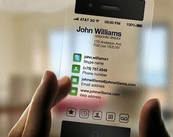 Kundenspezifische gedruckte PVC-transparente Visitenkarten, Facebook- und Instagram-Namenskarte, gefrostete wasserdichte Visitenkarten für kleine Unternehmen