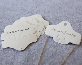 Tarjetas de pendientes personalizadas, Tarjeta de exhibición de joyas, Etiquetas colgantes de joyería personalizadas, Tarjetas de exhibición de pendientes personalizadas, Tarjetas de joyería