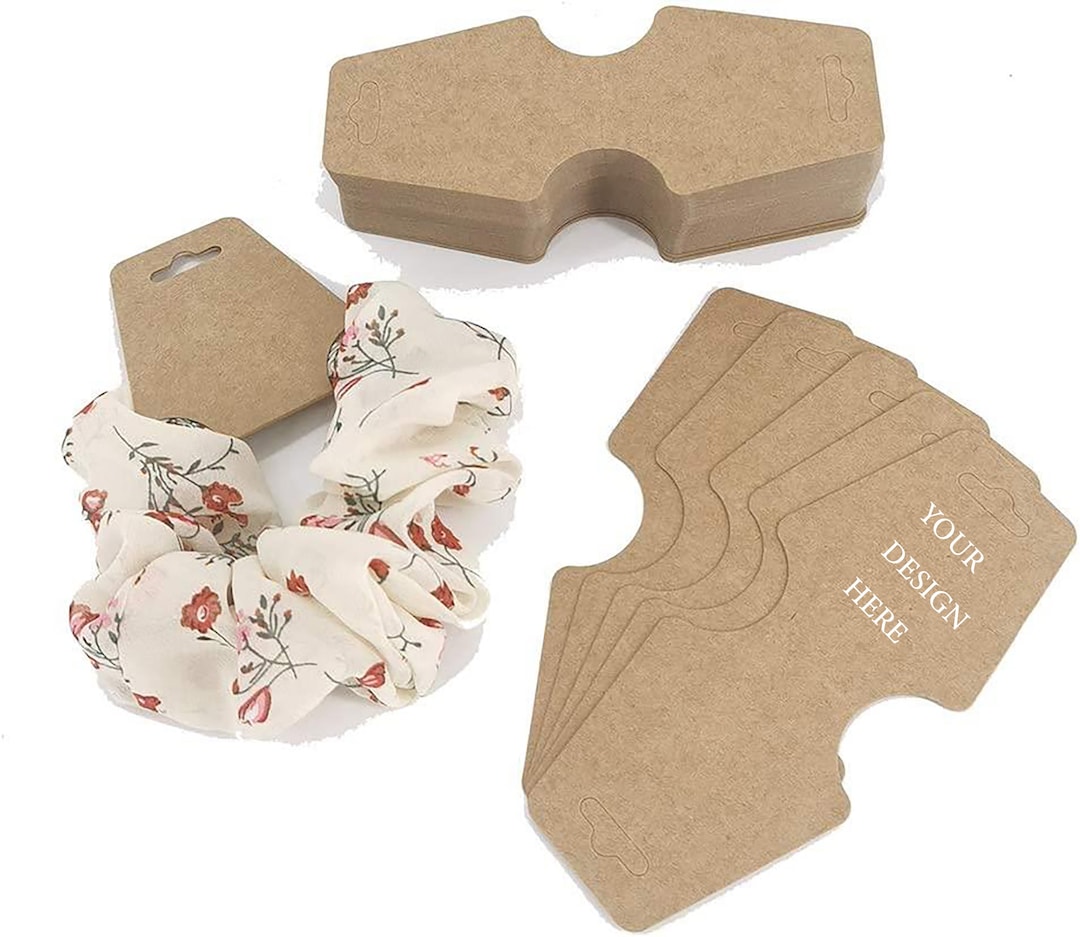 Necklace Card Holder, Kraft Paper Bracelet Display Card, Jewelry Hang