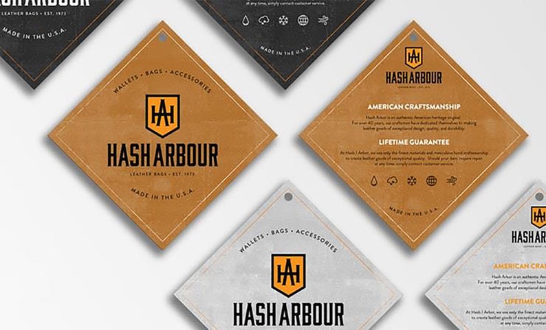 Editable Hanging Tags, Square Tags for Small Business, Custom Hang Tags ...