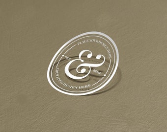 Ronde aangepaste stickers, gepersonaliseerde stickerlabels met tekst of logo, aangepaste labels voor verpakking, trouwbedankjes, kantoor, feesten