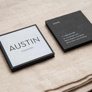 Square Business Card, Personalized Business Card, Square Double Sided Printing Business Card with Your Design, Printable Business Card