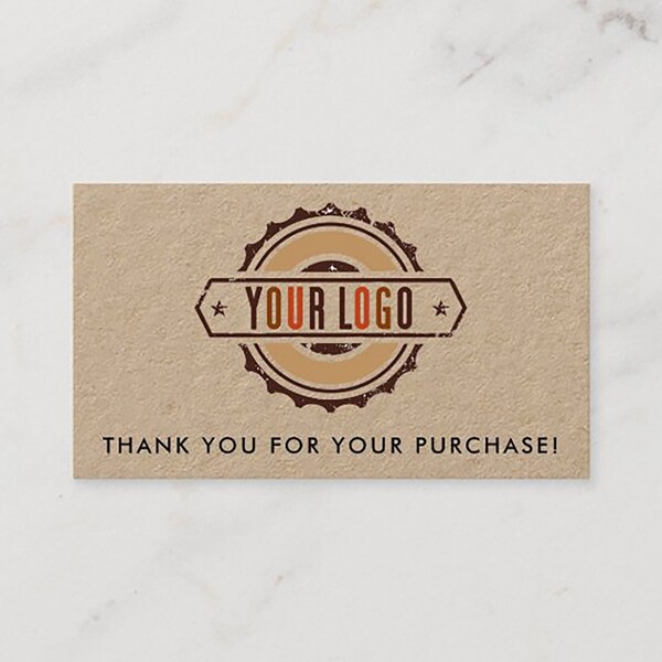 Recycled Kraft Card Etsy