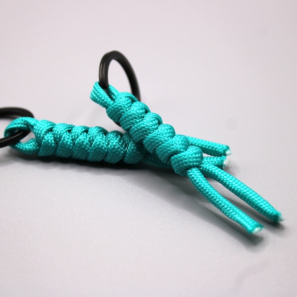 Mini Keychains, Mini Zipper Pulls, Paracord Keychains, Single Colored Keychains, Zipper Pulls, Ready to Ship