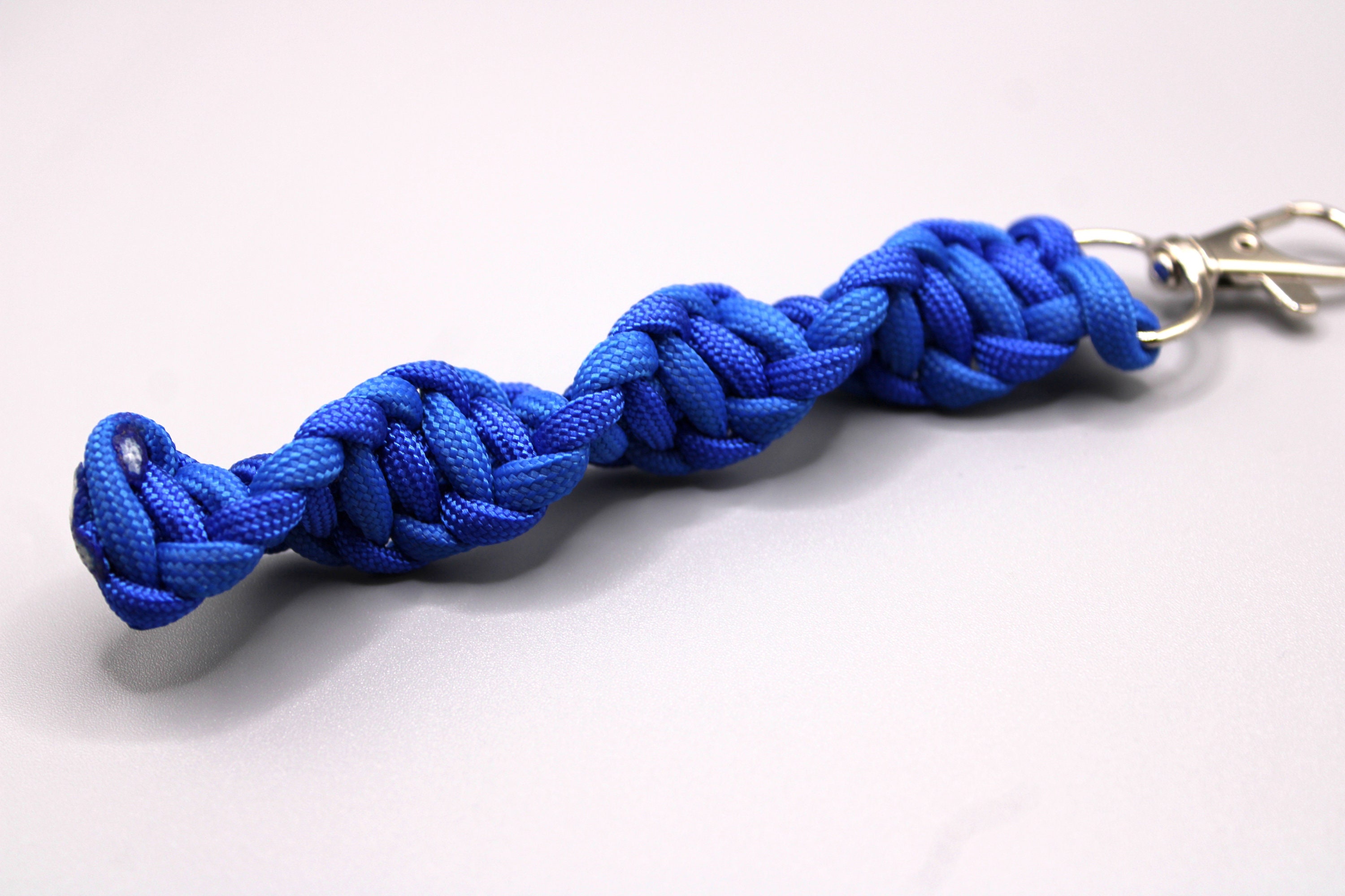 Twisted Paracord Keychains, Single and Duel Colored Paracord