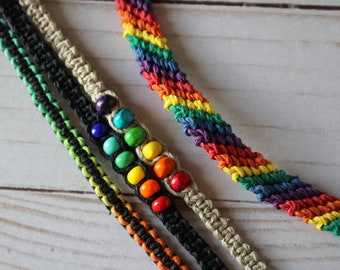 LGBT Pride Bracelet, Gay Pride Bracelet, Rainbow Bracelet