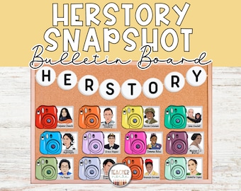 Womens History Month Bulletin Board, Women's History Posters, Influential Women, Famous Women, Herstory, Snapshot of History