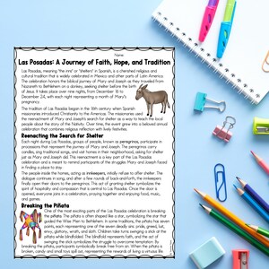 Las Posadas Reading Comprehension, Feliz Navidad, Winter Latinx, Winter ...