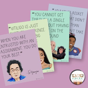 Women's History Month Posters, Women's History Month Bulletin Board, Women's History Quotes, Influential Women Posters, Classroom Decor image 4