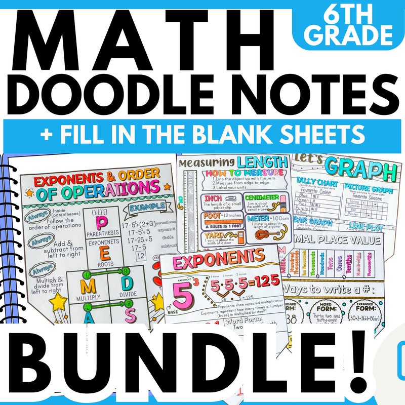 Math Notebooks - Etsy
