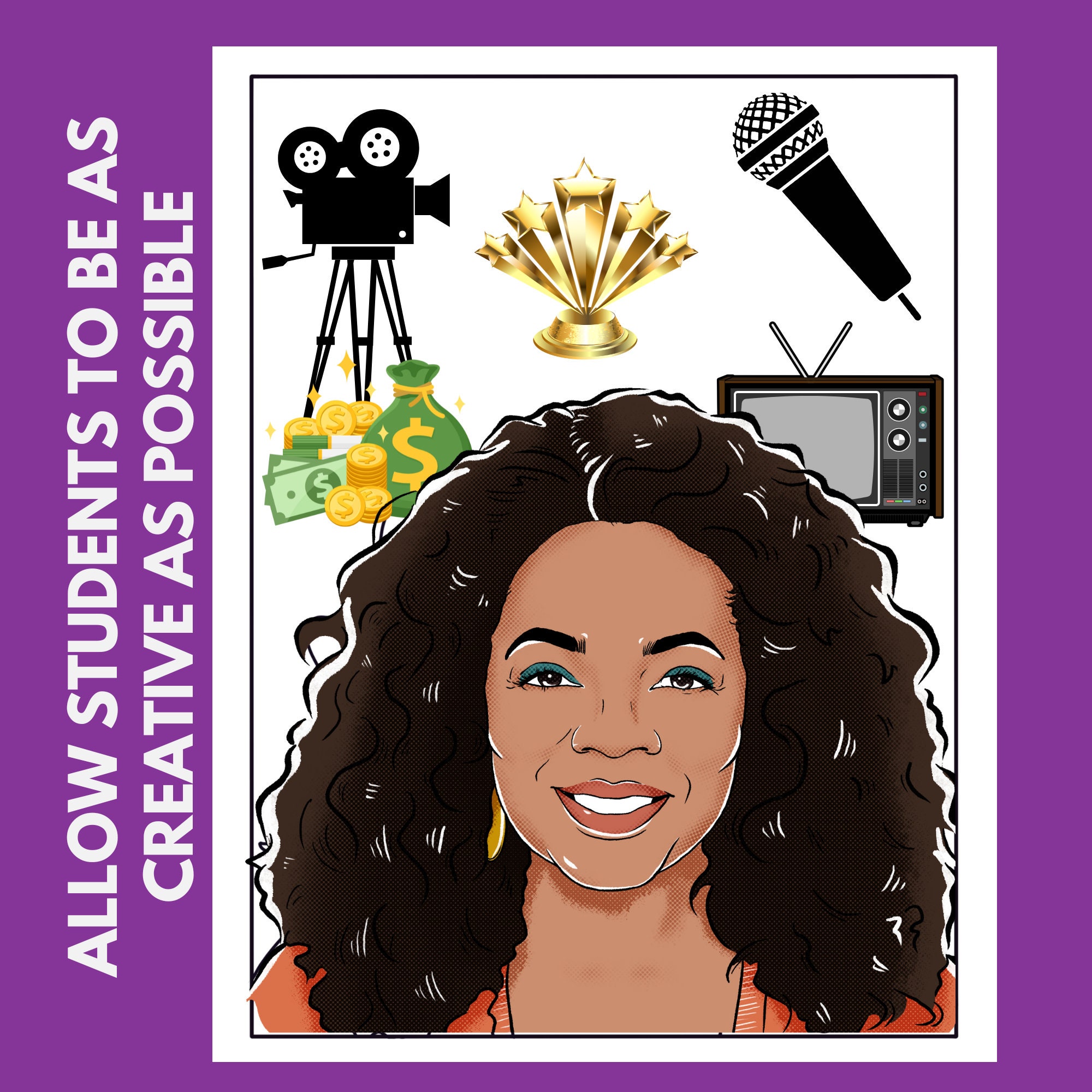 Frauen Geschichte Month Bulletin Board, Oprah Winfrey Projekt Ideen, One  Pager, Schwarze Geschichte, Berühmte Afroamerikaner, Historische Figuren -  Etsy Österreich, image size:2000x2000