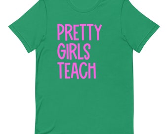 AKA Educator Pretty Girls Teach Tee