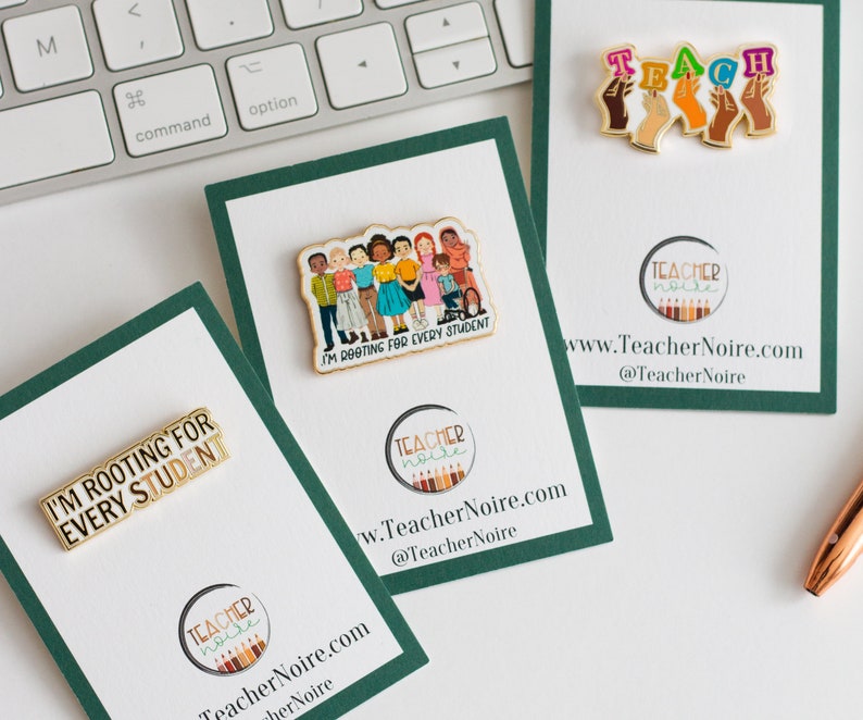 Teacher Gift, Teacher Pin, Diversity Inclusion Teacher Enamel Pin, Celebrate Diversity Pin, Diversity Lapel Pin, Special Education image 7