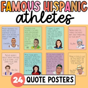 Famous Athlete Quotes, Hispanic Heritage Month, Bulletin Board, Famous People, Inspirational Quotes