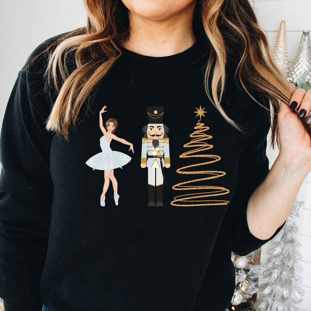 Ballerina Nutcracker Sweater, Nutcracker Christmas Sweater, Christmas