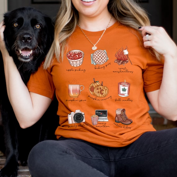 Fall Autumn Tshirt, Hello Fall, Fall Favorites tshirt,  Fall Bucketlist Tshirt, Is Autumn a Season Tshirt