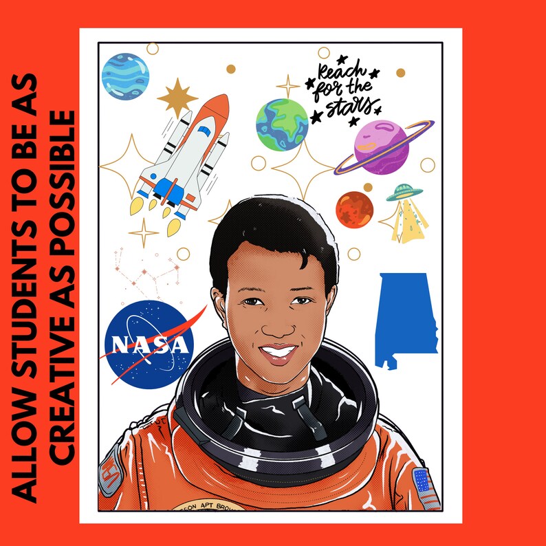 Women's History Month Bulletin Board, Mae Jemison Project, One Pager ...