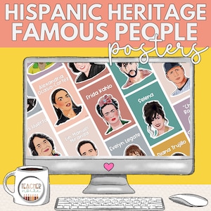 Hispanic Heritage Month Decoration, Happy Hispanic Heritage Month, Bulletin Board Ideas, Hispanic Heritage Month Posters, Boho Classroom
