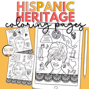 Hispanic Heritage Coloring Pages, Hispanic Heritage Bulletin Board ...