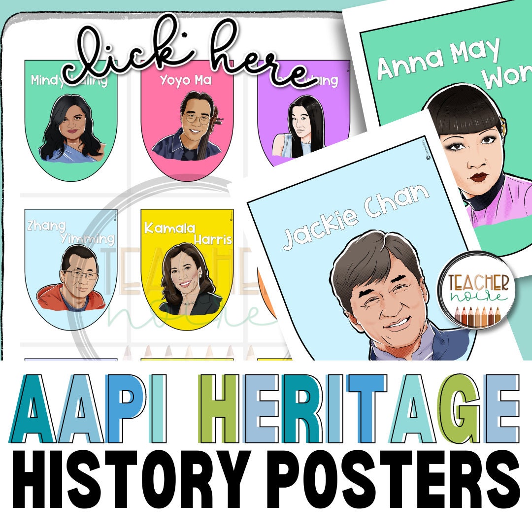 AAPI Heritage Month Bundle, Asian American Pacific Islander Heritage ...