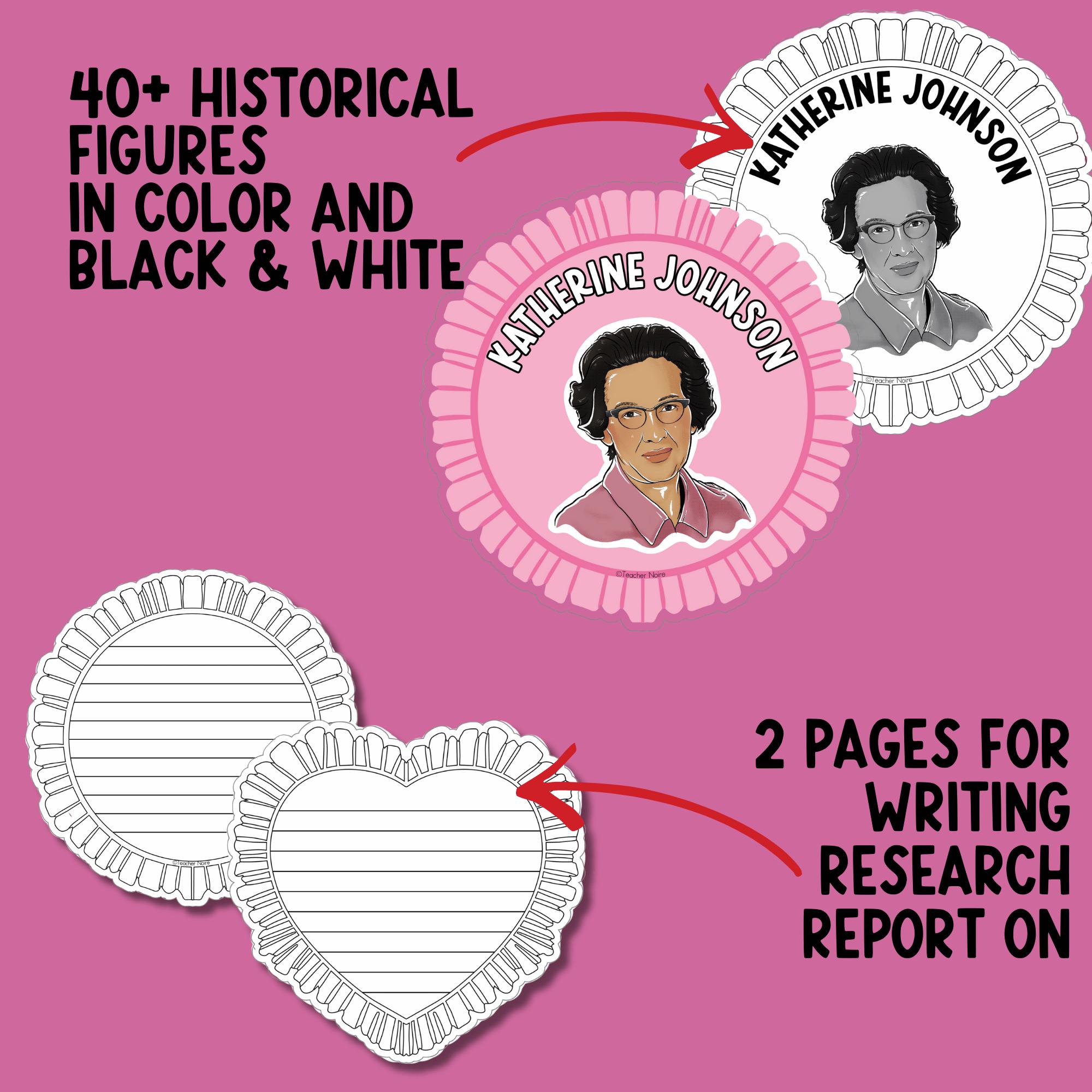 Black History Valentine Month Bulletin Board Set, Door Decor, February ...