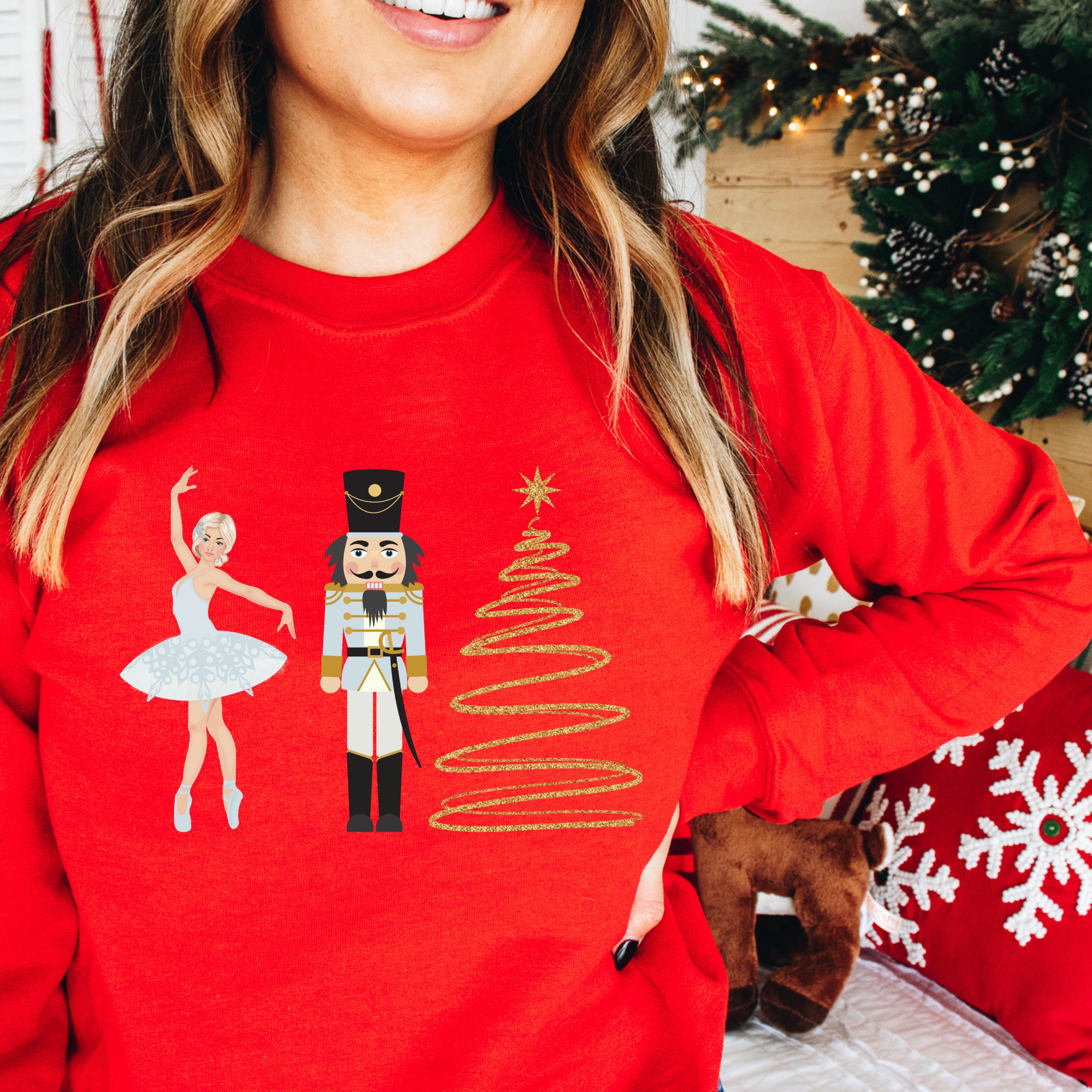 The Nutcracker Red Ugly Christmas Sweater Cute Christmas Gift
