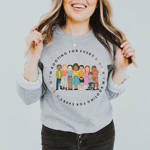 Sweat-shirt d’enseignant de diversité, cadeau d’enseignant de première année, chandail pour enseignants, chandail défenseur des élèves