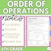Order of Operations for Maths, Worksheet Order of Operation, PEMDAS ...
