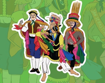 El Güegüense Nicaraguaanse danseres sticker