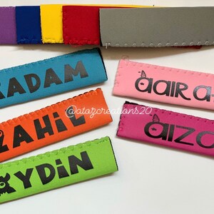 Personalized Popsicle Sleeves