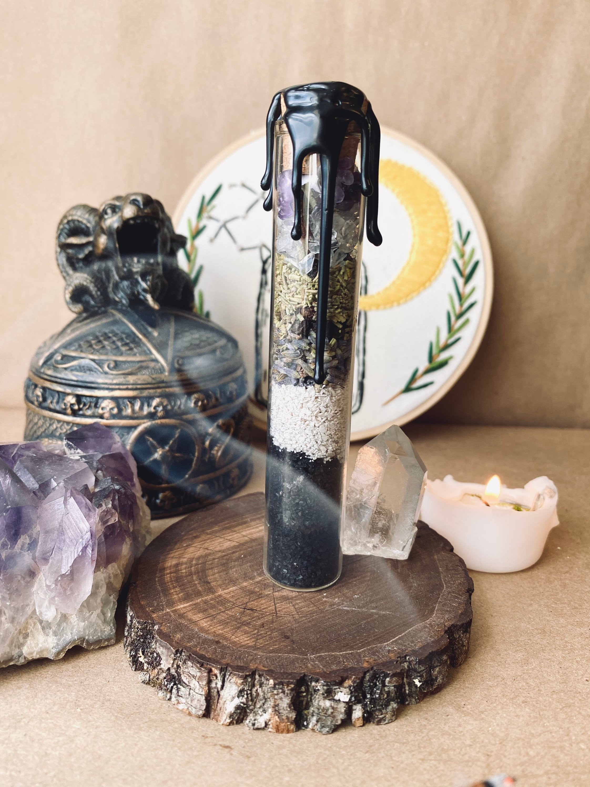 Large Spiritual Protection Spell Jar Sealed Energetic Etsy