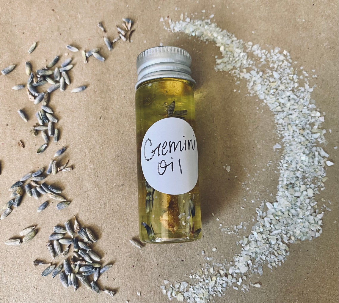 GEMINI zodiac bundle Ritual oil Loose herbal incense Etsy