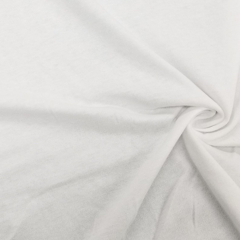 Cotton Jersey Knit Fabric Heavy by the Yard Etsy