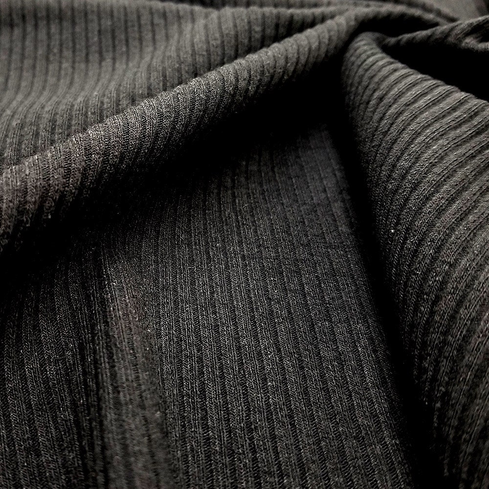 3X3 Cotton Rib Spandex Ribbed Double Knit Fabric by the Yard Etsy