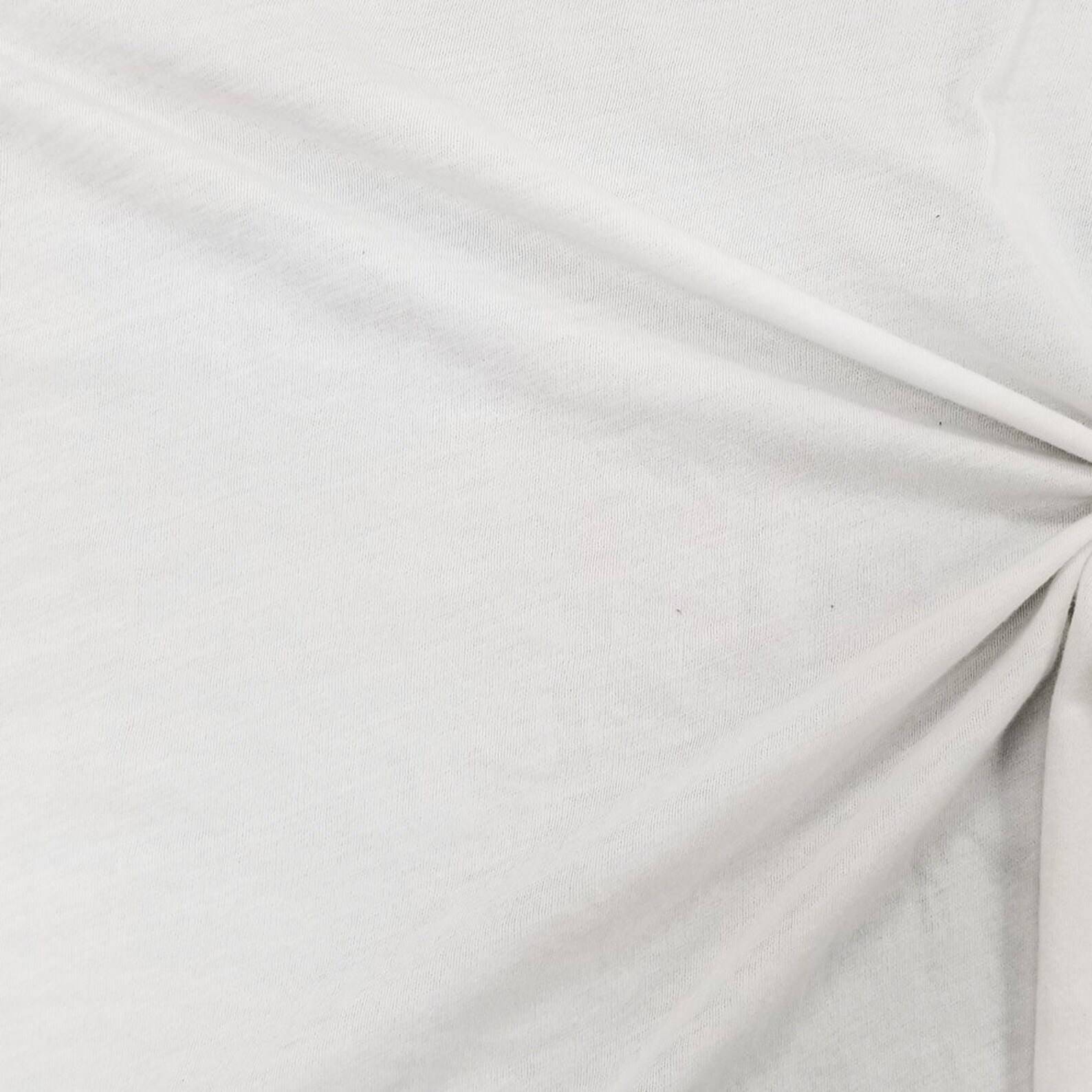 White Poly Jersey PFP Prepare For Print Knit Fabric by the Etsy