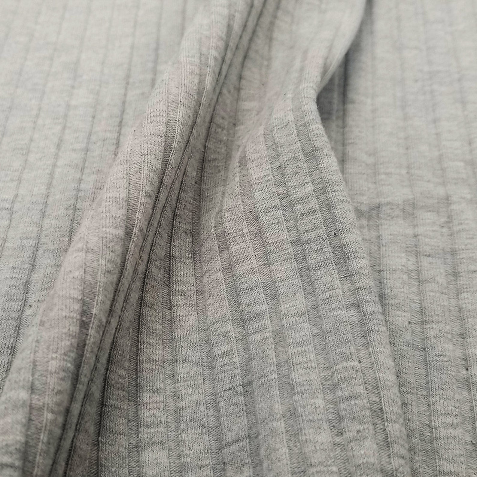 Cotton Rib Spandex 8X5 Ribbed Double Knit Fabric by the Yard Etsy