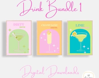 Drink Prints - Bundle 1