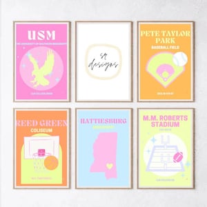 Hattiesburg Art Prints - Bundle 3