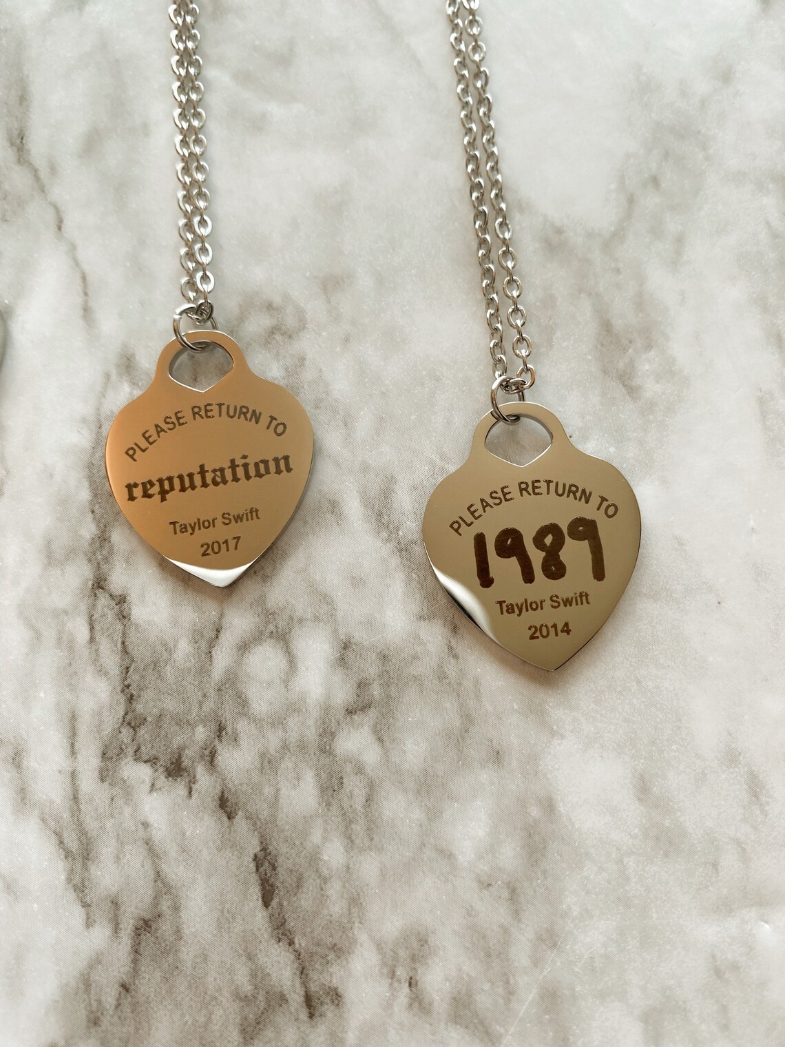 Taylor Swift Necklace EvermoreFolkloreLover Etsy