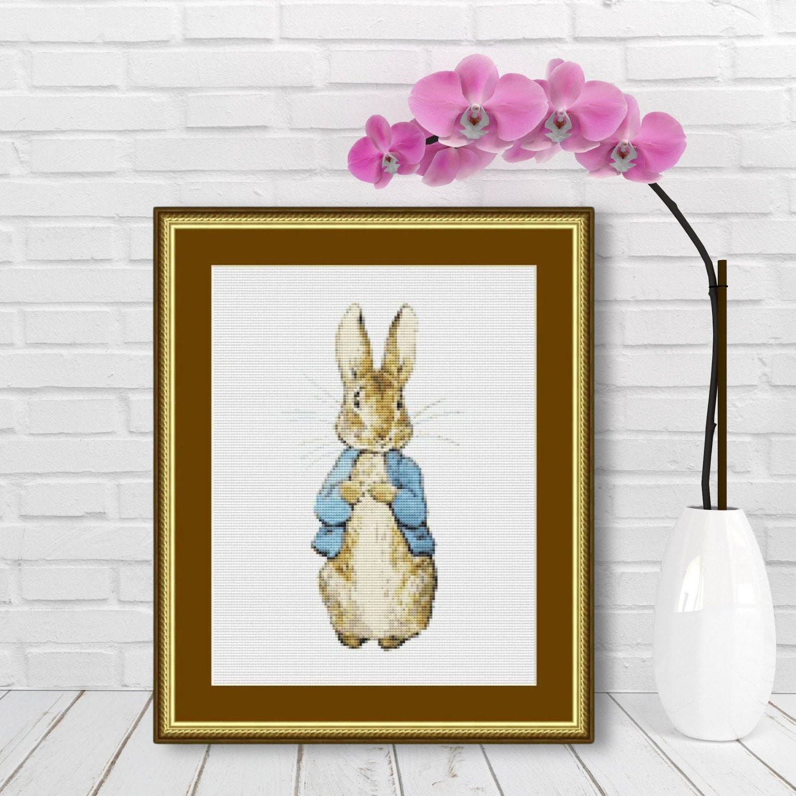 Peter Rabbit Cross Stitch Pattern: Beatrix Potter Xstitch Chart (PDF ...