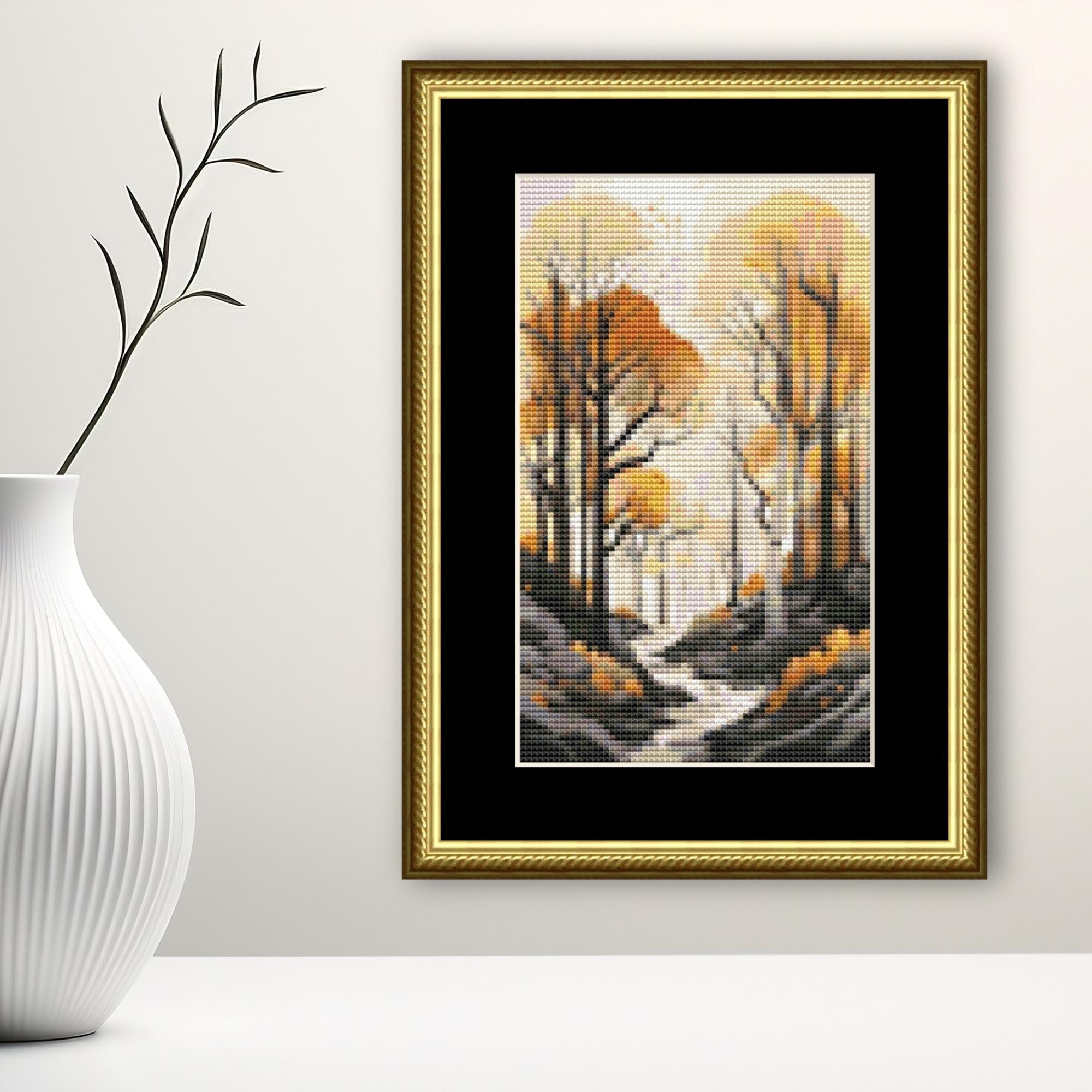 Autumn Forest #1 Cross Stitch Pattern, Instant Download, Printable PDF ...