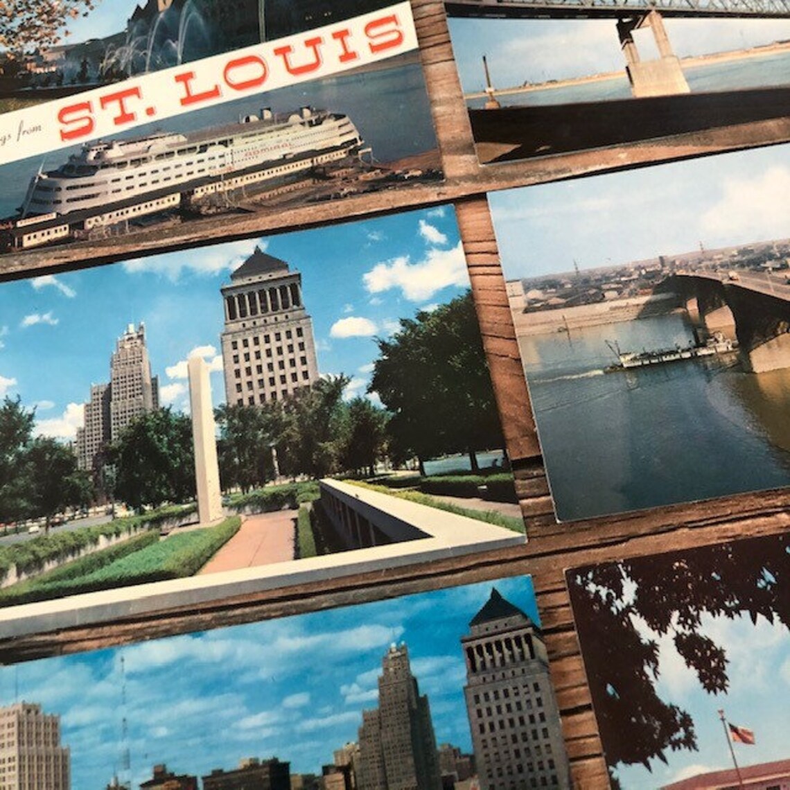 Vintage Postcards St. Louis Missouri USA For junk Etsy