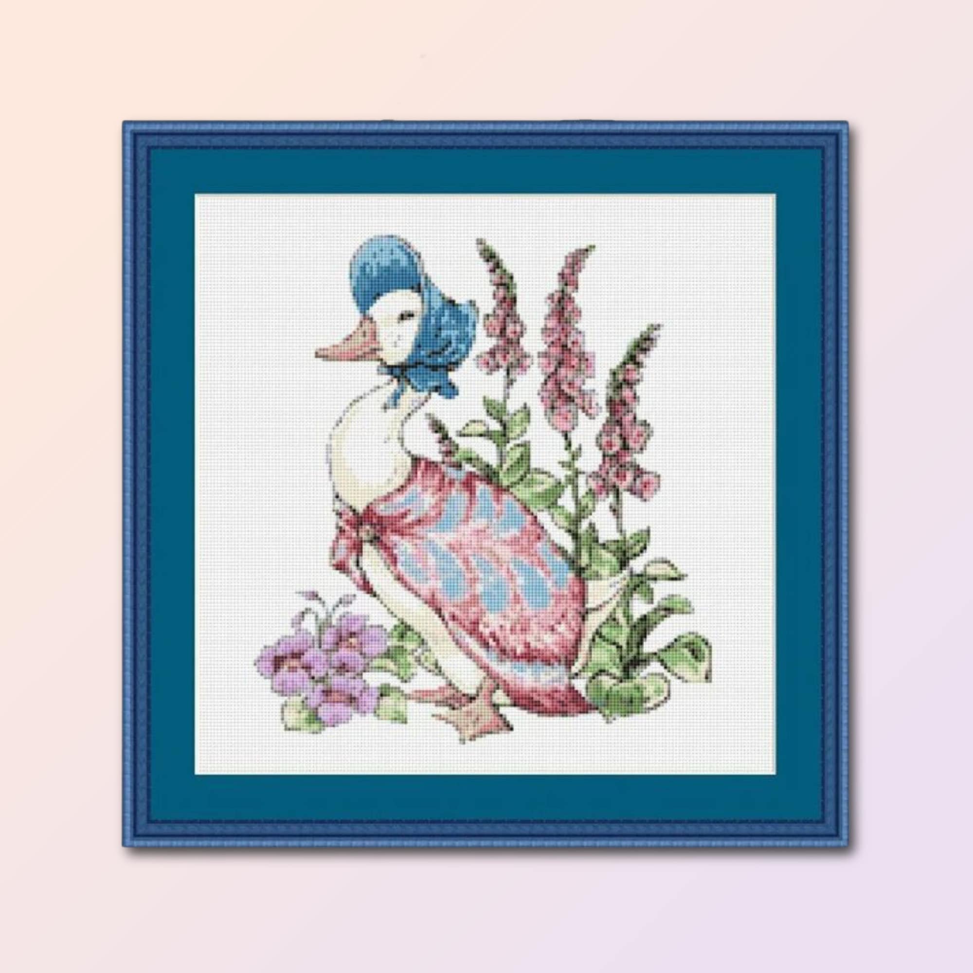 Jemima Puddle-duck Cross Stitch Pattern: Beatrix Potter Xstitch